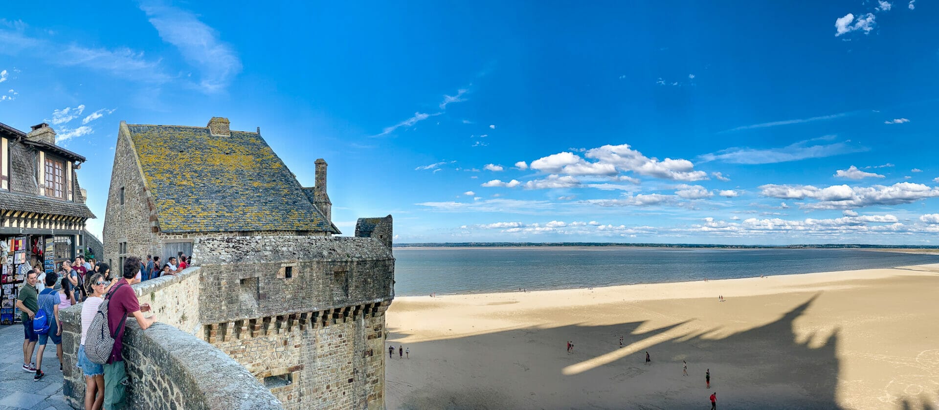 The ramparts of Mont Saint-Michel